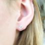 Mini Eternity Stud Earrings, thumbnail 1 of 5