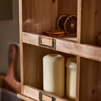 Apothecary Style Wooden Shelf, 4 of 4