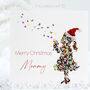 Christmas Mommy Butterfly Kisses Butterflies Card, thumbnail 1 of 12
