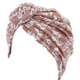 Pre Tied Chemo Turban Headwrap Front Knot, thumbnail 7 of 12