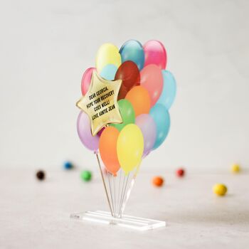Personalised Balloon Card, Bright Colours, 5 of 5