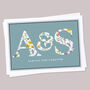 Personalised Couple's Initials Print, thumbnail 3 of 4