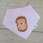 Bandana Dribble Bib Hedgehog, thumbnail 1 of 2