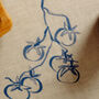 Patterned Linen Dinner Table Runner, thumbnail 3 of 3