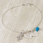 Cat Lover Personalised Silver Cat Charm Bracelet, thumbnail 10 of 11