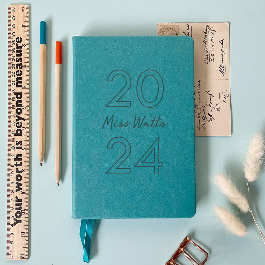 2024 Diary Personalised Luxury Notebook Journal By Betsy Benn