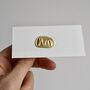 Handmade Gold Foil Personalised Name Place Cards, thumbnail 5 of 7