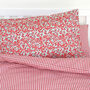 Festive Liberty And Gingham Bed Linen Set, thumbnail 3 of 3