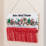 Personalised Candy Cane Advent Calendar Santa's Village, thumbnail 2 of 5