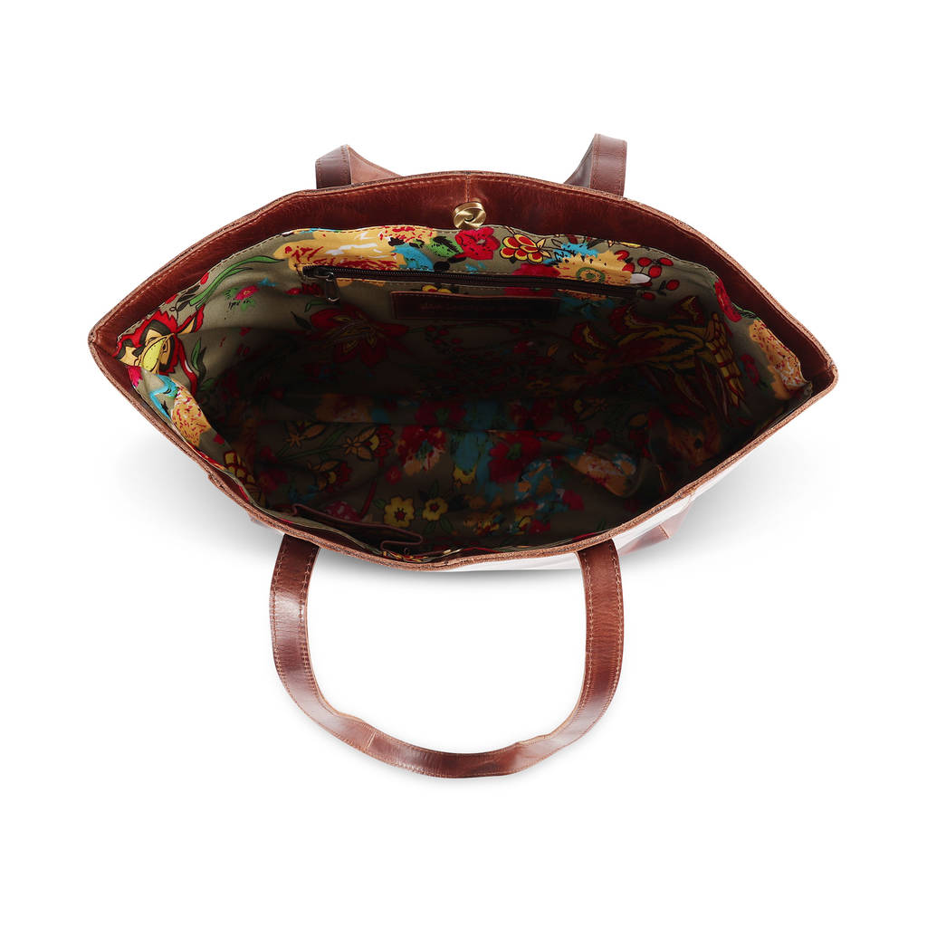 Paris Leather Shopper Tote By The Leather Store