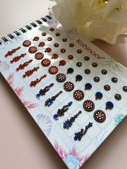 Assorted Designs Antique Stone Five Page 250 Bindi Booklet, 2 of 8