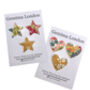 Liberty Print Iron On Applique Hearts/Stars Gift Sets, thumbnail 5 of 6