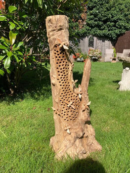 Handmade Teak Root Bumblebee Ornament – Large 65cm, 4 of 8