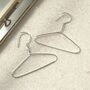 Sterling Silver Coat Hanger Drop Earrings, thumbnail 2 of 8