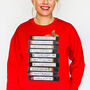 Funny Film Puns Christmas Jumper, thumbnail 1 of 5