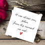 It Was Always You From The Moment We Met Personalised Card, thumbnail 1 of 4