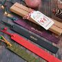Custom Personalized Leather Bookmark For 3rd Anniversary, thumbnail 1 of 6