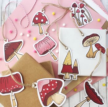 Fairytale Magical Mushrooms Gift Tags, Large, 7 of 9