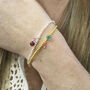 Mother And Child Beaded Birthstone Charm Bracelet, thumbnail 8 of 8