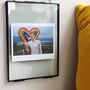 Personalised Hand Embroidered Rainbow Heart Couple Photo, thumbnail 3 of 9