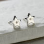 Diamond Star Stud Earrings, thumbnail 1 of 7