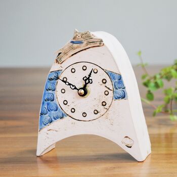 Small Bedroom Personalised Clock With Dog Design, 3 of 5