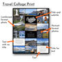 Personalised Photo Collage Print For Travel, thumbnail 3 of 10