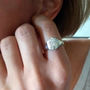 Personalised Birth Flower Ring, thumbnail 3 of 12