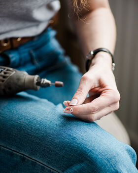 Men’s Personalised Own Handwriting Secret Message Bracelet, 6 of 8