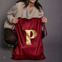 Personalised Initial Luxury Velvet Style Gift Bag, thumbnail 1 of 6