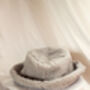 Grey Fluffy Bucket Hat, thumbnail 4 of 5