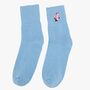 Women's Party Penguins Embroidered Cotton Ankle Socks Five Pack, thumbnail 5 of 7