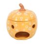 Groovy Floral Pumpkin Oil Burner – Autumn Decor, thumbnail 2 of 4