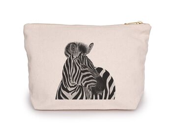 Capella The Zebra Lined Cotton Bag, 2 of 6
