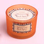 G Decor Moroccan Spice Orange Frosted Glass Jar Candle, thumbnail 3 of 3