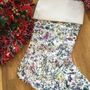 Handcrafted Liberty Of London Christmas Stockings, thumbnail 1 of 9