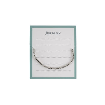 Coastal Living 'High Tides And Good Vibes' Wish Bracelet, 4 of 4