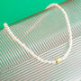 Seed Pearl And Gold Bead Necklace, thumbnail 1 of 3