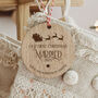 Personalised First Christmas Married Tree Decoration, thumbnail 1 of 2