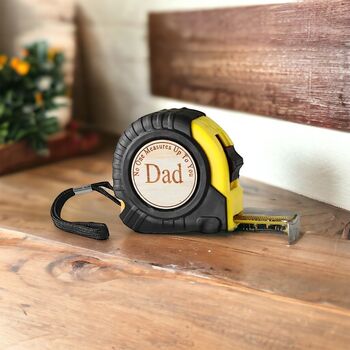 Personalised Tape Measure Gift For Dad, 6 of 6