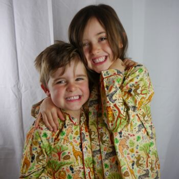 Personalised Children's Safari Pyjamas, 3 of 7