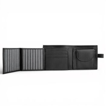 Personalised Men's Leather Rfid Trifold Wallet, 3 of 5