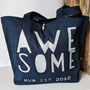 Personalised Awesome Mum Bag, thumbnail 4 of 12
