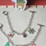 Holiday Silver Charm Bracelet, thumbnail 2 of 6