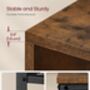 Coat Rack Shoe Bench Set Hall Tree Industrial Style, thumbnail 6 of 8