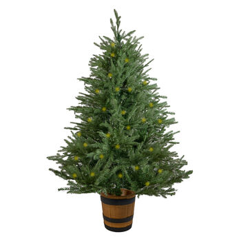 Hartford Pre Lit Potted Christmas Tree, 2 of 3