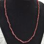 Red Garnet Beaded Necklace, thumbnail 8 of 8