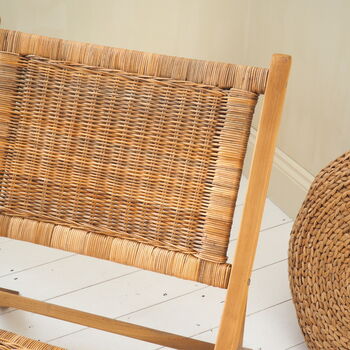 Rattan Lounger Chair, 4 of 6