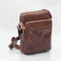 Personalised Small Leather Flight Crossbody Bag, thumbnail 1 of 12