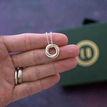 40th Gold And Silver Necklace, 7 of 8
